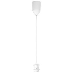 PENDEL E27 WIT MET OPROL SYSTEEM 0,65-1,85M