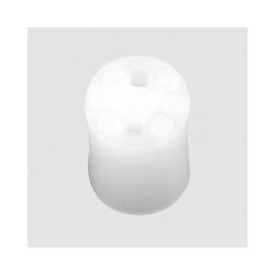 AFSTANDBUS 3MM LED 19,05MM 10 STUKS WIT NYLON
