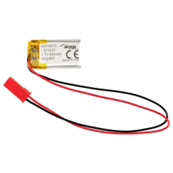 LIPO 3.7V 85MA 25.5MMX15MMX3MM
