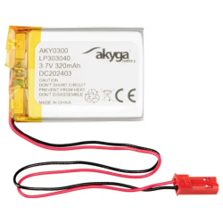 LIPO 3.7V 320MA 50.5MMX34MMX8MM