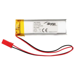 LIPO 3.7V 750MA 58.5MMX21MMX6MM