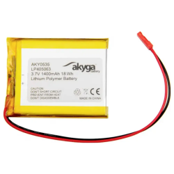 LIPO 3.7V 1400MA 63.5MMX50MMX4MM