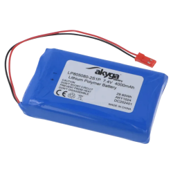 LIPO 7.4V 4000MA 80.5MMX50MMX16MM