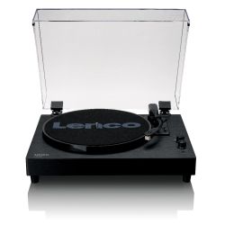 PLATENSPELER ZWART MET BLUETOOTH EN SPEAKERS