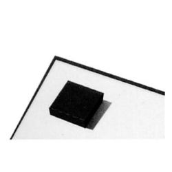 VOETJES PLAK 10X10X3.5MM PER 12 STUKS