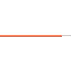 MONTAGE SNOER 1X0.28MM2 ORANJE MASSIEVE KERN PER METER