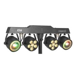 PARTYBAR MET 2X LED PAR AND 2X JELLY MOON