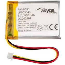LIPO 3.7V 560MA 40.5MMX30MMX5MM