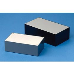 ALUMINIUM+ZWART 110X55X35MM