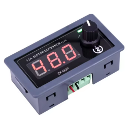 MOTOR REGELAAR PWM 5-30VDC 12A INBOUW MET DISPLAY