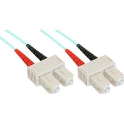 PATCHKABEL OPTISCH SC-SC 1M MULTIMODE 50/125UM OM4 DUPLEX