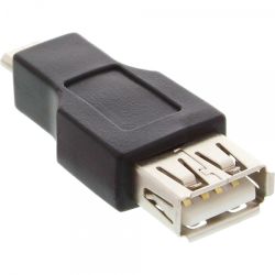 USB 2.0 OTG VERLOOP USB A FEMALE - USB MICRO B MALE
