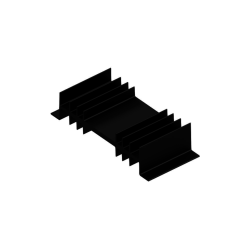 KOELPROFIEL 115X50X26MM - ZWART