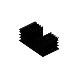 KOELPROFIEL 88X50X35MM - ZWART