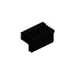 KOELPROFIEL 32,3X28X50MM - ZWART