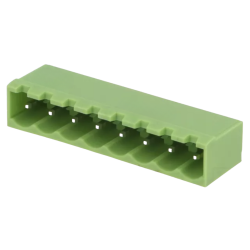 PRINT MALE 8P 300V/10A BOX PRINT PITCH 5.08M 5 STUKS