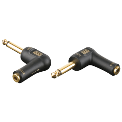 VERLOOP 6,3MM JACK MONO MALE-3,5MM JACK STEREO FEMALE HAAKSMET 2 X 10K WEERSTAND